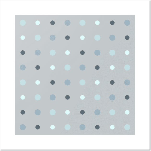 Blue dots Wall Art by erichristy